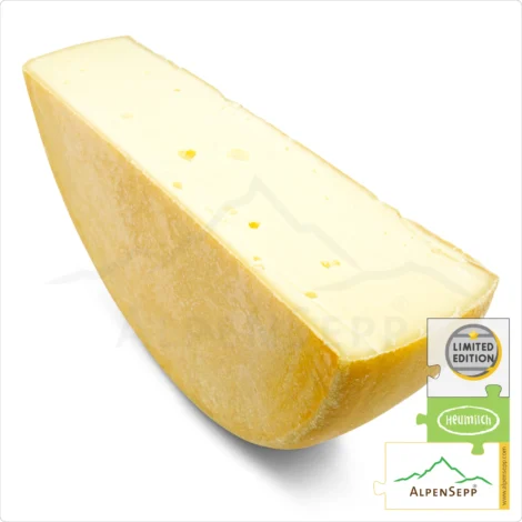 RACLETTE Cheese No.1 – Spicy | Aged 3 months | Austrian Lactose free Cheese wheel for Raclette grill and Raclette oven