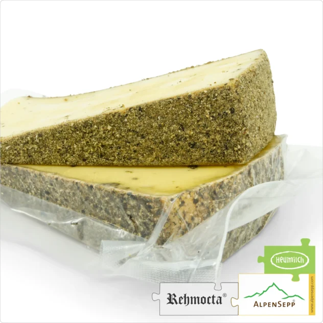 CHEESE REHMOCTA® » Der Bärige « | Refined, Lactose-Free Cheese Variety Straight from the Cheese Cellar | Smoothly Melting with a Unique Bärwurz Character