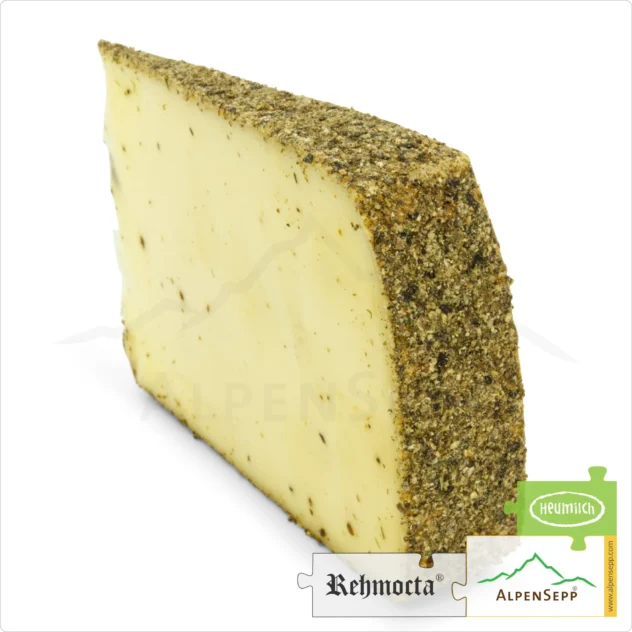 CHEESE REHMOCTA® » Dätta « | Lactose-Free Hay Milk Cheese Variety Refined with STAY SPICED! Spice Blend and Pepper | 100% Exciting Enjoyment Guarantee