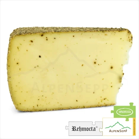 CHEESE REHMOCTA® » Dätta « | Lactose-Free Hay Milk Cheese Variety Refined with STAY SPICED! Spice Blend and Pepper | 100% Exciting Enjoyment Guarantee