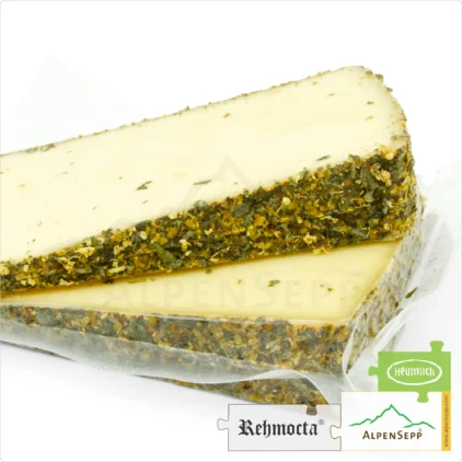 CHEESE REHMOCTA® " Diedo " | Affine, lactose-free Austrian cheese straight from the cheese cellar | delicately melting with apple, mint + elderflower character