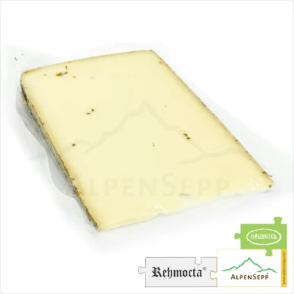 CHEESE REHMOCTA® 'Ilga' | Affine, lactose-free Austrian cheese variety directly from the cheese cellar | Tenderly melting with a unique tomato and basil character