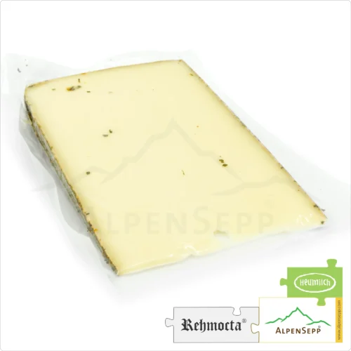 CHEESE REHMOCTA® » Ilga « | Affine, lactose-free Austrian cheese variety directly from the cheese cellar | Tenderly melting with a unique tomato and basil character 12 CHEESE REHMOCTA® 'Ilga' | Affine, lactose-free Austrian cheese variety directly from the cheese cellar | Tenderly melting with a unique tomato and basil character