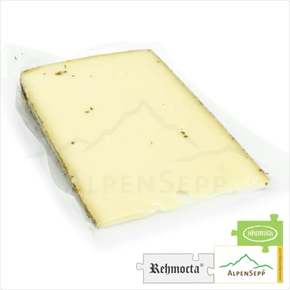 CHEESE REHMOCTA® » Ilga « | Affine, lactose-free Austrian cheese variety directly from the cheese cellar | Tenderly melting with a unique tomato and basil character 12 CHEESE REHMOCTA® 'Ilga' | Affine, lactose-free Austrian cheese variety directly from the cheese cellar | Tenderly melting with a unique tomato and basil character