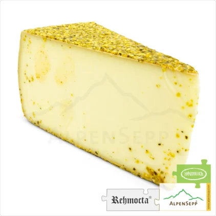 CHEESE REHMOCTA® 'Merboth' | Affine, lactose-free semi-hard cheese directly from the cheese cellar | Tenderly melting with an orange pepper character