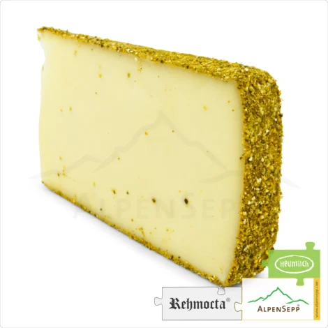 CHEESE REHMOCTA® 'Merboth' | Affine, lactose-free semi-hard cheese directly from the cheese cellar | Tenderly melting with an orange pepper character