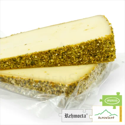 CHEESE REHMOCTA® 'Merboth' | Affine, lactose-free semi-hard cheese directly from the cheese cellar | Tenderly melting with an orange pepper character