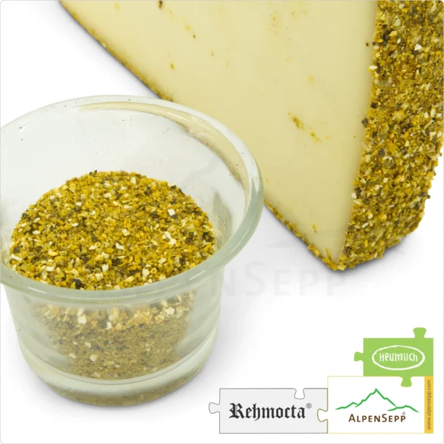 CHEESE REHMOCTA® 'Merboth' | Affine, lactose-free semi-hard cheese directly from the cheese cellar | Tenderly melting with an orange pepper character