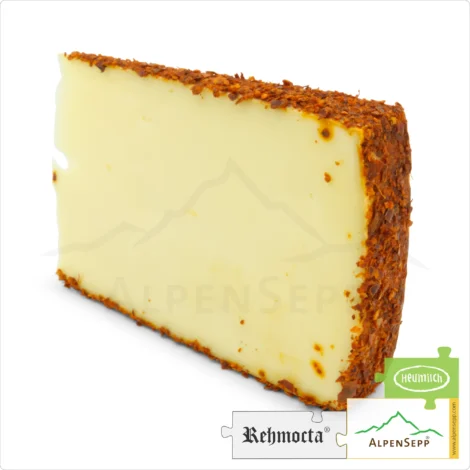 CHEESE REHMOCTA® » Peppino « | Lactose-Free Hay Milk Cheese Variety Refined with STAY SPICED! Spice Blend and Fine Chili | 100% Great Taste Guarantee