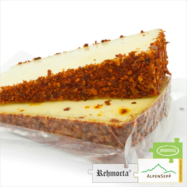 CHEESE REHMOCTA® » Peppino « | Lactose-Free Hay Milk Cheese Variety Refined with STAY SPICED! Spice Blend and Fine Chili | 100% Great Taste Guarantee