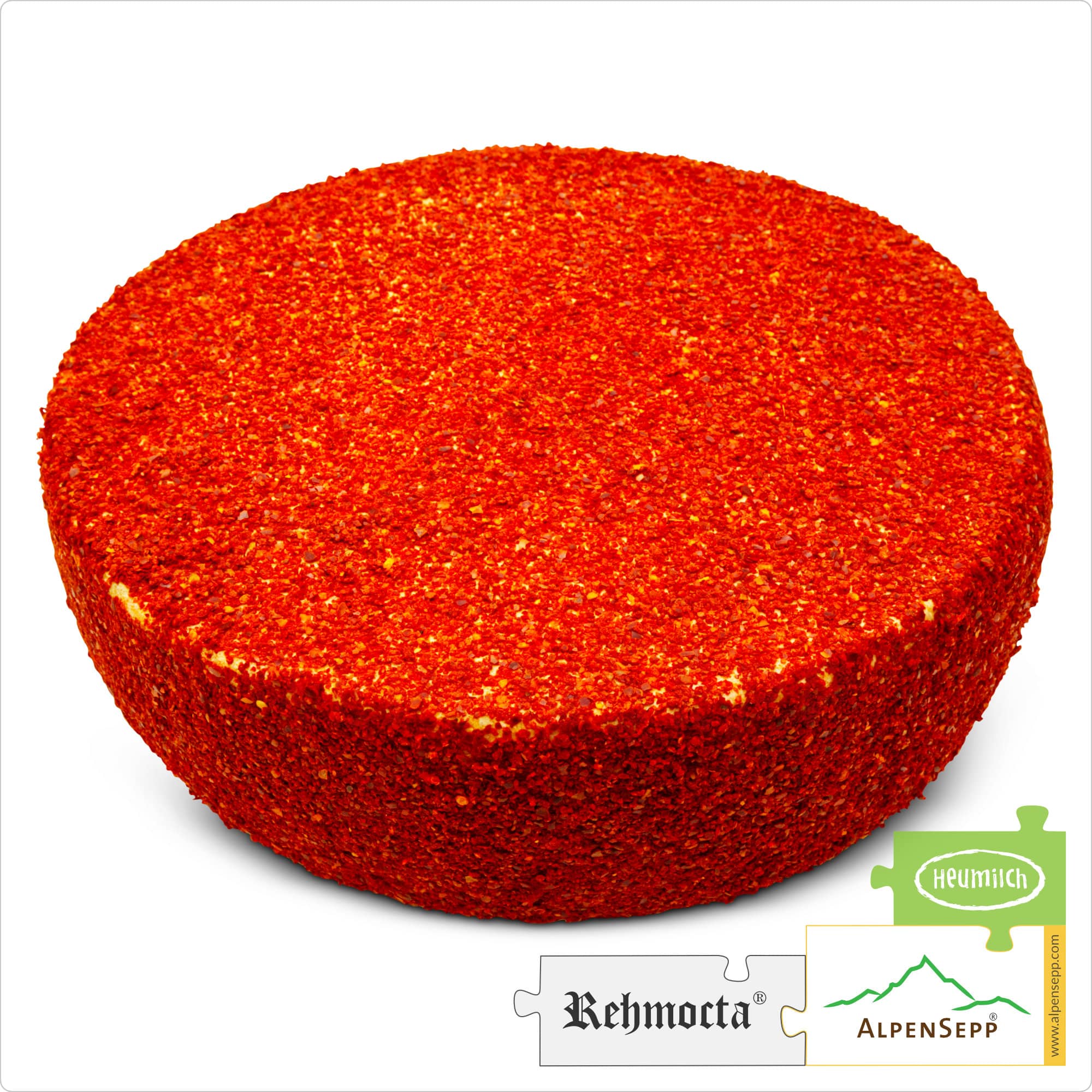 CHEESE REHMOCTA® » Peppino « | Lactose-Free Hay Milk Cheese Variety Refined with STAY SPICED! Spice Blend and Fine Chili | 100% Great Taste Guarantee