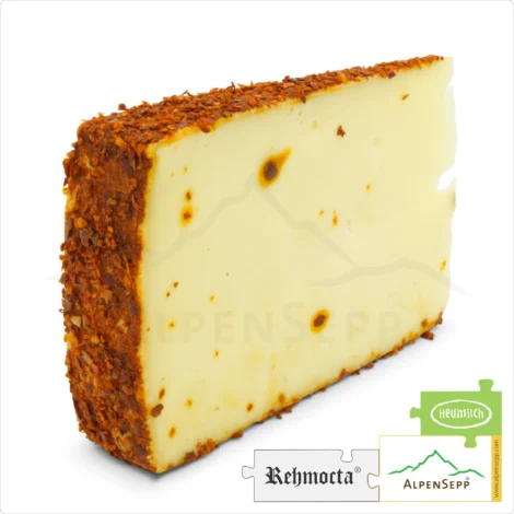 CHEESE REHMOCTA® » Peppino « | Lactose-Free Hay Milk Cheese Variety Refined with STAY SPICED! Spice Blend and Fine Chili | 100% Great Taste Guarantee