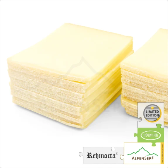 RACLETTE CHEESE Slices - REHMOCTA mild-spicy | RACLETTE KÄSE Scheiben | 20+ slices of lactose-free sliced cheese for grill and hot stone | thinly sliced | 500 grams 12 RACLETTE CHEESE Slices - REHMOCTA mild-spicy | 20+ slices of lactose-free sliced cheese for grill and hot stone | thinly sliced | 500 grams