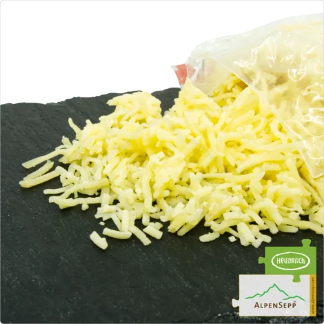 Grated Cheese Blend | PREMIUM cheese flavor for cheese spaetzle & cheese dumplings | made from 4 lactose-free hay milk cheese varieties, aromatic + spicy