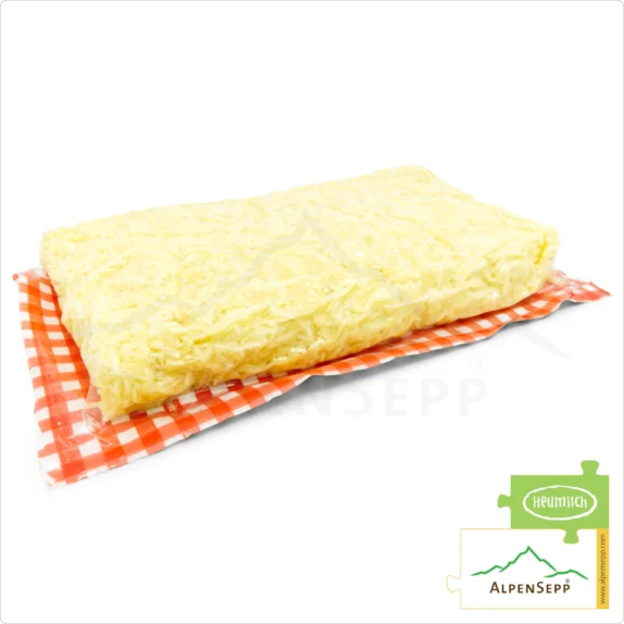 CHEESE SPAETZLE GRATED Cheese Blend | KÄSESPÄTZLE REIBKÄSE Käsemischung | Austrian DELUXE cheese flavor for cheese dishes, gratins, etc. | made from 4 lactose-free hay milk cheese varieties, aromatic + spicy | 1 kg 10 Grated Cheese Blend | PREMIUM cheese flavor for cheese spaetzle & cheese dumplings | made from 4 lactose-free hay milk cheese varieties, aromatic + spicy
