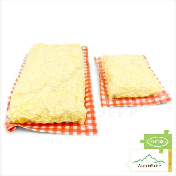 CHEESE SPAETZLE GRATED Cheese Blend | KÄSESPÄTZLE REIBKÄSE Käsemischung | Austrian DELUXE cheese flavor for cheese dishes, gratins, etc. | made from 4 lactose-free hay milk cheese varieties, aromatic + spicy | 1 kg 16 Grated Cheese Blend | PREMIUM cheese flavor for cheese spaetzle & cheese dumplings | made from 4 lactose-free hay milk cheese varieties, aromatic + spicy