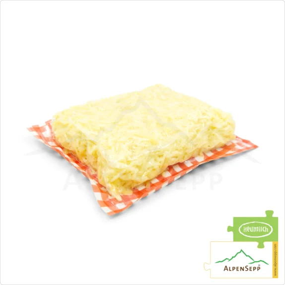 GRATED Cheese Blend | REIBKÄSE Käsemischung | PREMIUM cheese flavor for cheese spaetzle & cheese dumplings | made from 4 lactose-free hay milk cheese varieties, aromatic + spicy | 400 grams 10 Grated Cheese Blend | PREMIUM cheese flavor for cheese spaetzle & cheese dumplings | made from 4 lactose-free hay milk cheese varieties, aromatic + spicy