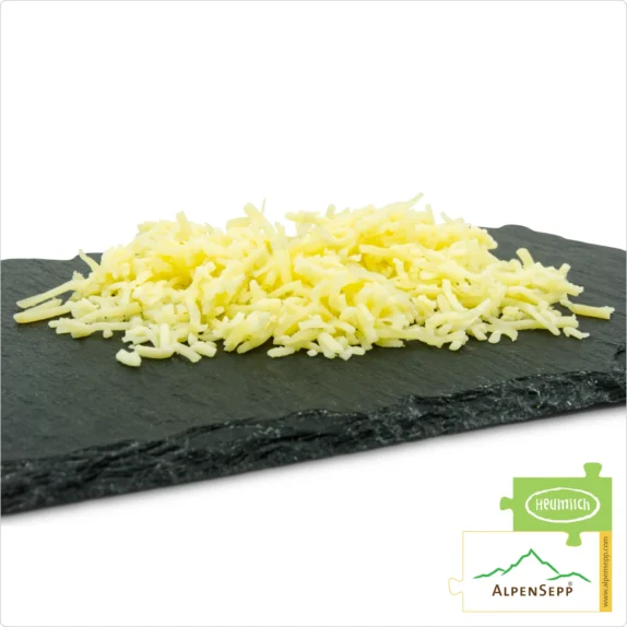 CHEESE SPAETZLE GRATED Cheese Blend | KÄSESPÄTZLE REIBKÄSE Käsemischung | Austrian DELUXE cheese flavor for cheese dishes, gratins, etc. | made from 4 lactose-free hay milk cheese varieties, aromatic + spicy | 1 kg 14 Grated Cheese Blend | PREMIUM cheese flavor for cheese spaetzle & cheese dumplings | made from 4 lactose-free hay milk cheese varieties, aromatic + spicy