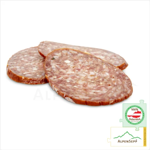 WILD BOAR SALAMI | WILDSCHWEINSALAMI | Made from wild boar venison | Austrian PREMIUM hard sausage from local game | 1 stick | Wildschweisalami 7 WILD BOAR SALAMI – made from wild boar venison | Austrian PREMIUM hard sausage from local game | 1 stick | Wildschweisalami