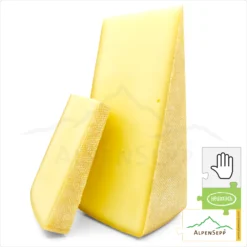 MOUNTAIN CHEESE - ALPINE CHEESE - mild | Aged 4 months | Austrian Lactose-free DELUXE hay-milk hard cheese, straight from the cheese cellar | Mildly aromatic cheese with a flavor guarantee