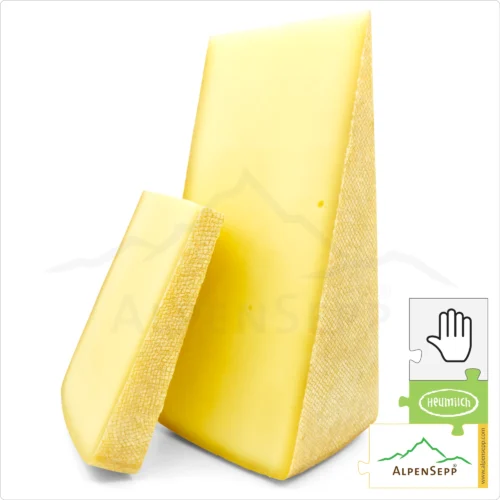 MOUNTAIN CHEESE mild taste | 4 months | Austria Lactose-free cheese 1 MOUNTAIN CHEESE - ALPINE CHEESE - mild | Aged 4 months | Austrian Lactose-free DELUXE hay-milk hard cheese, straight from the cheese cellar | Mildly aromatic cheese with a flavor guarantee