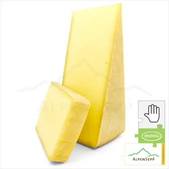 ALPINE CHEESE mild, Whole Wheel | BERGKÄSE mild | Aged 4 months | Austrian Lactose-free mountain hard cheese 9 MOUNTAIN CHEESE - ALPINE CHEESE - mild | Aged 4 months | Austrian Lactose-free DELUXE hay-milk hard cheese, straight from the cheese cellar | Mildly aromatic cheese with a flavor guarantee