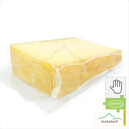 MOUNTAIN CHEESE - ALPINE CHEESE - mild | Aged 4 months | Austrian Lactose-free DELUXE hay-milk hard cheese, straight from the cheese cellar | Mildly aromatic cheese with a flavor guarantee