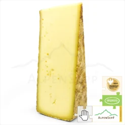 ALPINE CHEESE very tangy | matured for 12 months | lactose-free Austrian PREMIUM hay milk hard cheese straight from the cheese cellar | strong, spicy cheese enjoyment guarantee | Bergkäse 12 Monate