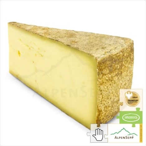 ALPINE CHEESE very tangy | matured for 12 months | lactose-free Austrian PREMIUM hay milk hard cheese straight from the cheese cellar | strong, spicy cheese enjoyment guarantee | Bergkäse 12 Monate