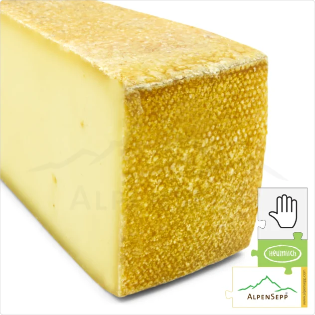 ALPINE CHEESE spicy | 8 months matured | Austrian lactose-free DELUXE hay milk hard cheese straight from the cheese cellar | aromatic-spicy cheese enjoyment guarantee | Bergkäse 8 Monate