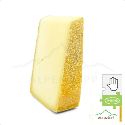 ALPINE CHEESE spicy | 8 months matured | Austrian lactose-free DELUXE hay milk hard cheese straight from the cheese cellar | aromatic-spicy cheese enjoyment guarantee | Bergkäse 8 Monate