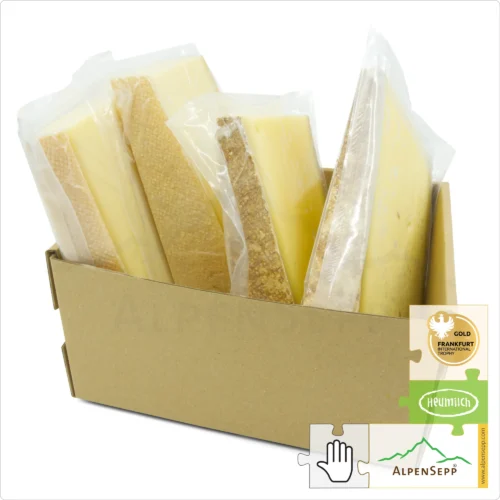 ALPENSEPP 4.0 BOX | Mountain Cheese Test Promotion | Austrian lactose-free mild and spicy hard cheese | 2 kg 7 ALPENSEPP 4.0 | Mountain Cheese Test Promotion | Austrian lactose-free mild and spicy hard cheese | 2 kg