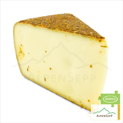 CHILI CHEESE Whole Wheel | CHILIKÄSE Käselaib | Austrian Lactose-free semi-hard cheese | 8,1 kg 9 CHILI CHEESE | 100% tangy and spicy taste guarantee with a bold chili character | Lactose-free Austrian DELUXE semi-hard cheese, directly from the cheese cellar