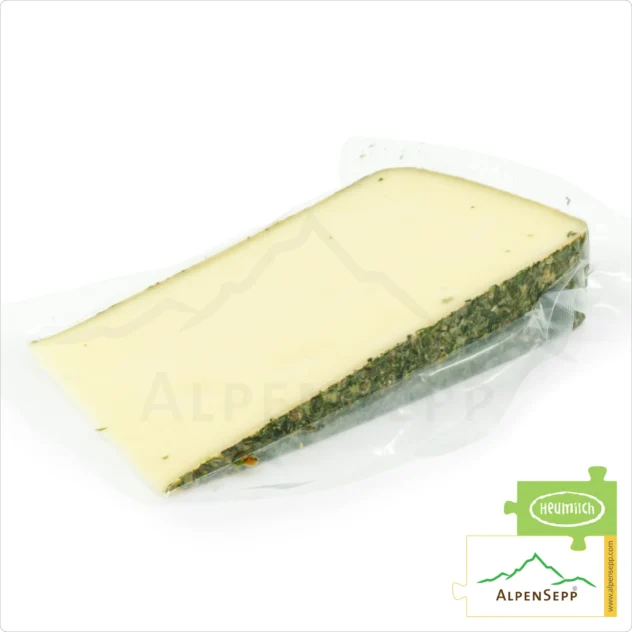 HERB CHEESE | 100% aromatic taste guarantee with a unique herb character | Lactose-free Austrian DELUXE semi-hard cheese, directly from the cheese cellar | Kräuterkäse