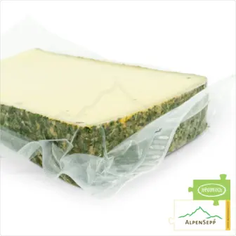 HERB CHEESE | KRÄUTERKÄSE | 100% aromatic taste guarantee with a unique herb character | Lactose-free Austrian DELUXE semi-hard cheese, directly from the cheese cellar 13 HERB CHEESE | 100% aromatic taste guarantee with a unique herb character | Lactose-free Austrian DELUXE semi-hard cheese, directly from the cheese cellar | Kräuterkäse