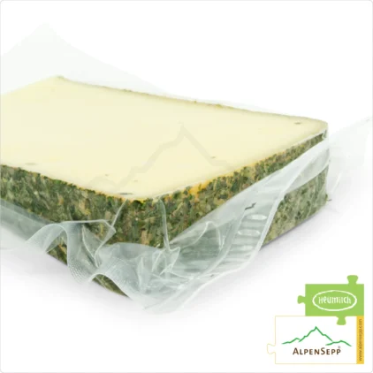 HERB CHEESE | 100% aromatic taste guarantee with a unique herb character | Lactose-free Austrian DELUXE semi-hard cheese, directly from the cheese cellar | Kräuterkäse