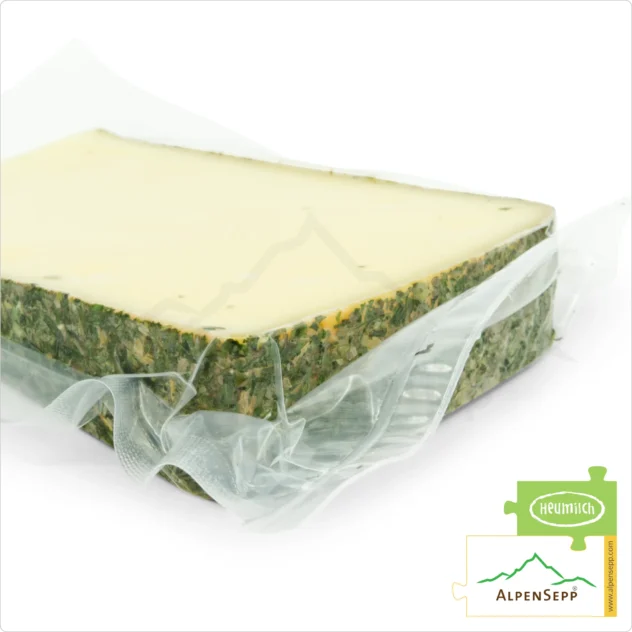 HERB CHEESE | 100% aromatic taste guarantee with a unique herb character | Lactose-free Austrian DELUXE semi-hard cheese, directly from the cheese cellar | Kräuterkäse