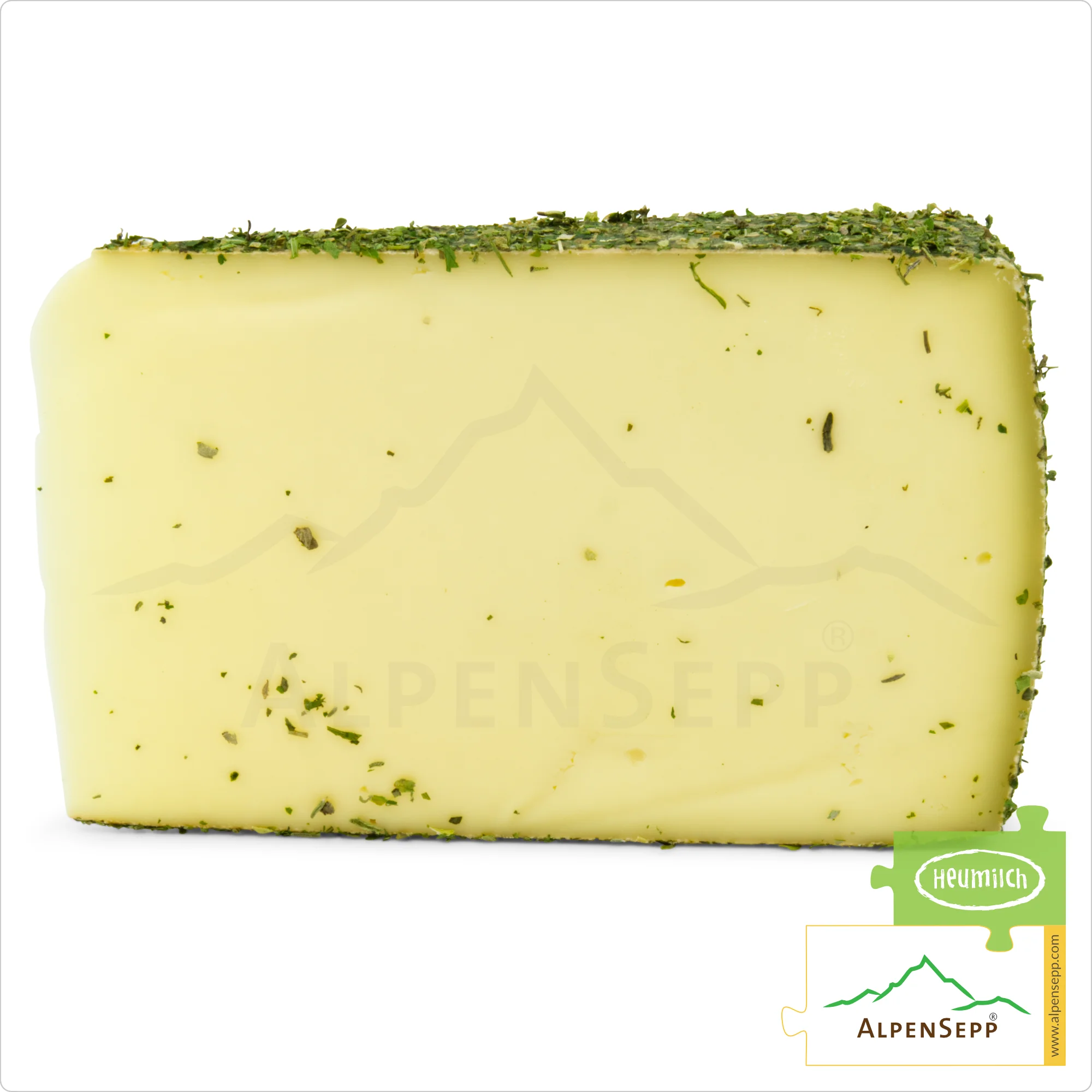 HERB CHEESE | 100% aromatic taste guarantee with a unique herb character | Lactose-free Austrian DELUXE semi-hard cheese, directly from the cheese cellar | Kräuterkäse