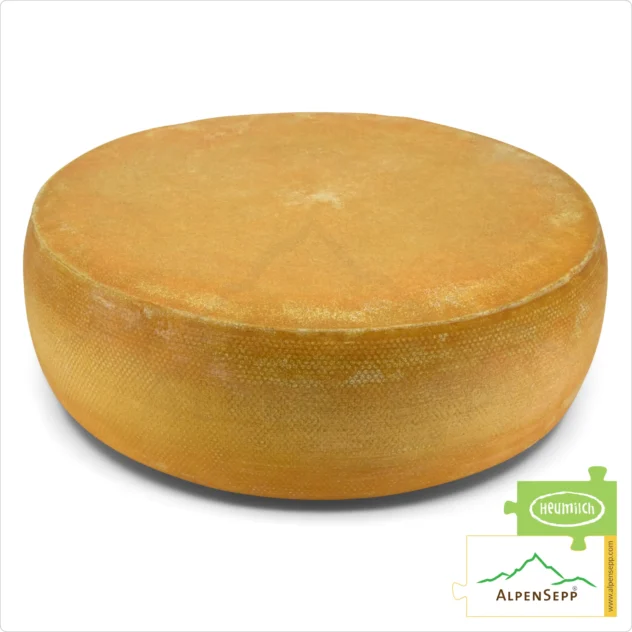 ALPS CHEESE, extra spicy | Lactose-free Austrian PREMIUM semi-hard cheese wheel made from Alpine milk, directly from the cheese cellar | 100% tangy and spicy taste guarantee | Raclette dish recommendation!