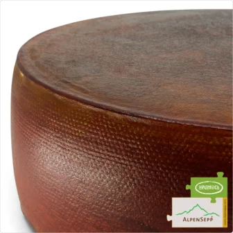 WINE CHEESE Wheel | Cheese rind refined with red wine | 100% mild and harmonious Austrian cheese enjoyment guarantee | Lactose-free DELUXE Alpine cheese straight from the cheese cellar