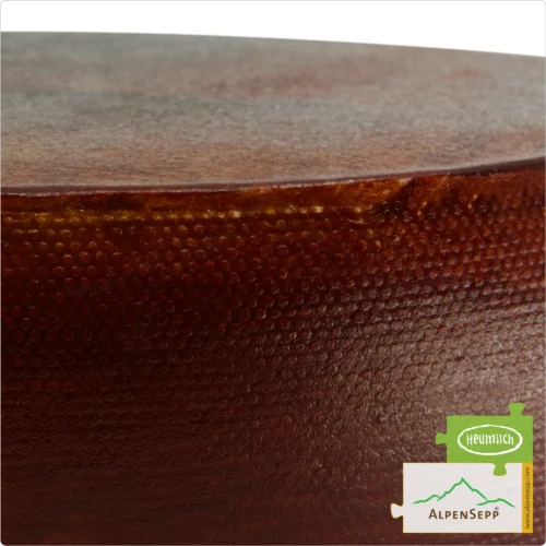 WINE CHEESE, Whole Wheel | WEINKÄSE | Austrian Lactose-free semi-hard cheese | 8,1 kg 9 WINE CHEESE Wheel | Cheese rind refined with red wine | 100% mild and harmonious Austrian cheese enjoyment guarantee | Lactose-free DELUXE Alpine cheese straight from the cheese cellar