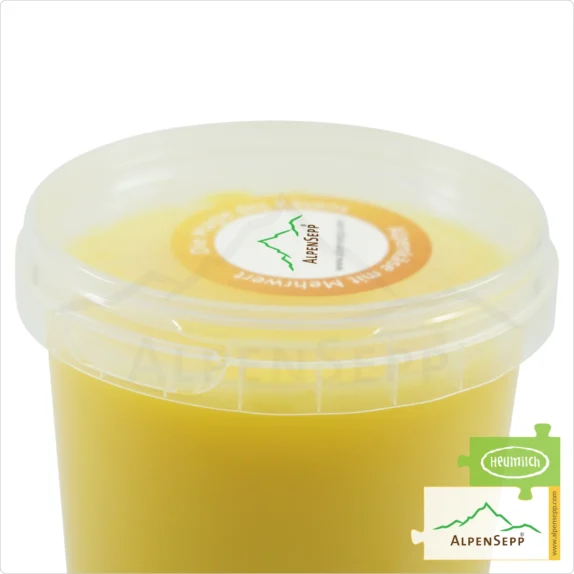 ALPINE DAIRY CLARIFIED BUTTER | Lactose-Free Premium Butterfat or Ghee | Homemade | 430 Grams from Hay Milk Butter