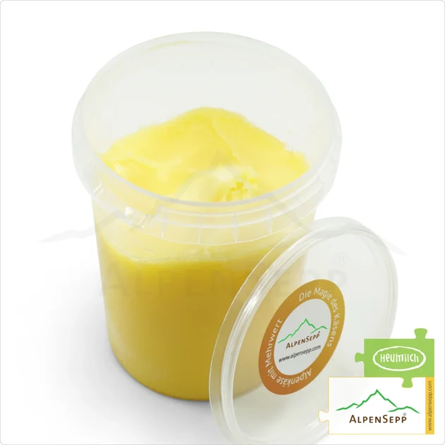 ALPINE DAIRY CLARIFIED BUTTER | Lactose-Free Premium Butterfat or Ghee | Homemade | 430 Grams from Hay Milk Butter