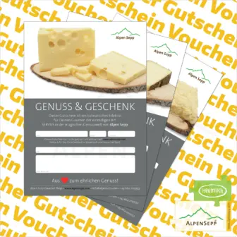 VOUCHER | with a fixed amount | ideal for birthdays, christmas, and holidays 7 voucher print alpensepp 2000