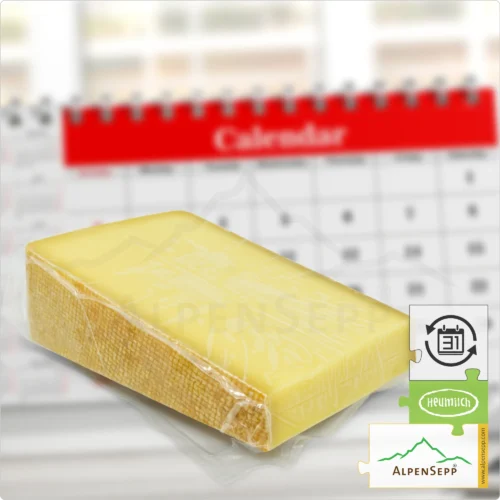 SUBSCRIPTION MOUNTAIN CHEESE + SEMI HARD CHEESE - 2,2 KG | KÄSEABO BERG- & SCHNITTKÄSE | lactose-free | Rotating Cheese Variety | With Flexible Subscription Duration 7 MOUNTAIN CHEESE AND ALPINE CHEESE Subscription - 2,2 kg | Rotating Lactose-Free Cheese Variety | With Flexible Subscription Duration
