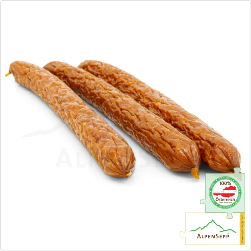 MOUNTAIN RACER Snack Sausage | BERGFLITZER | PREMIUM Crunchy Sausage with Mild Spice Blend | 3 Pieces 2 MOUNTAIN RACER Snack Sausage | PREMIUM Crunchy Sausage with Mild Spice Blend | 3 Pieces