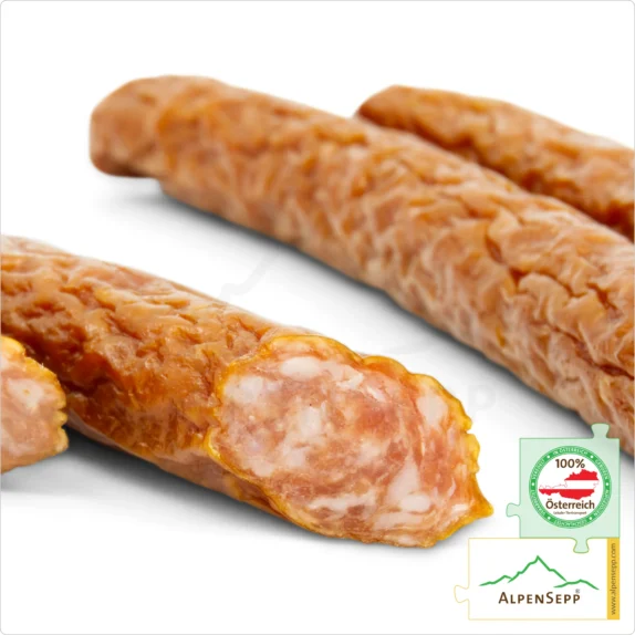 MOUNTAIN RACER Snack Sausage | BERGFLITZER | PREMIUM Crunchy Sausage with Mild Spice Blend | 3 Pieces 8 MOUNTAIN RACER Snack Sausage | PREMIUM Crunchy Sausage with Mild Spice Blend | 3 Pieces