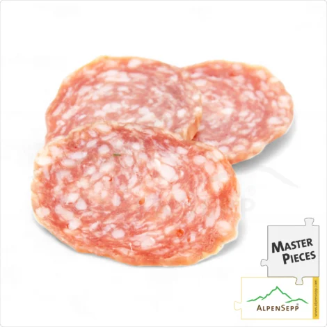 GARLIC SALAMI | Delicately aromatic salami made from pork | PREMIUM sausage variety with a hint of garlic | 1 stick