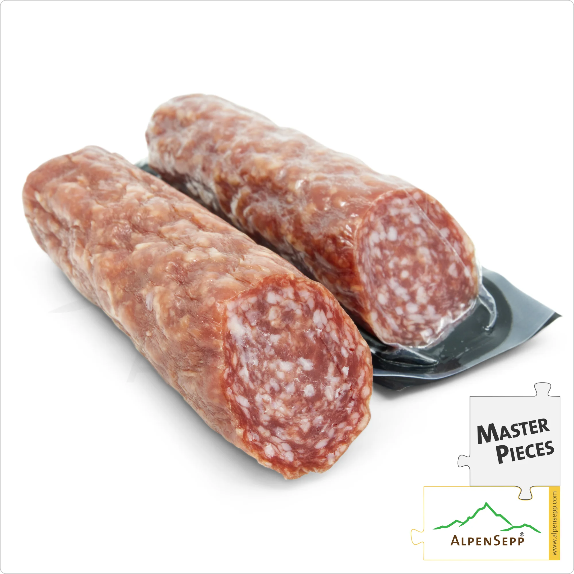 GARLIC SALAMI | Delicately aromatic salami made from pork | PREMIUM sausage variety with a hint of garlic | 1 stick