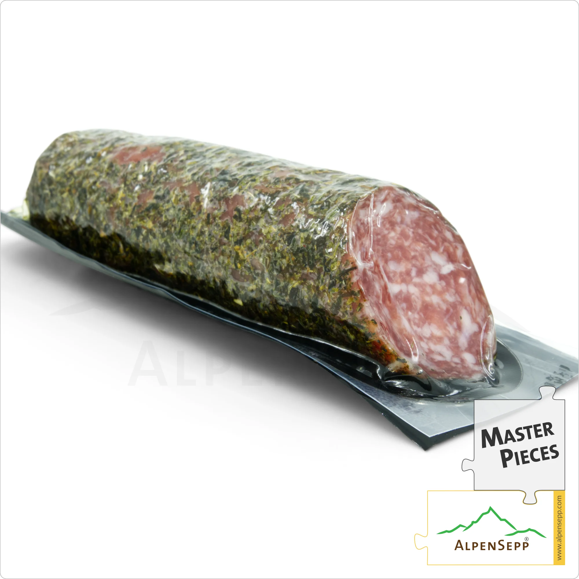 HERB SALAMI | Delicately Aromatic Salami with Herbs made from Pork | PREMIUM Sausage Variety | 1 Stick